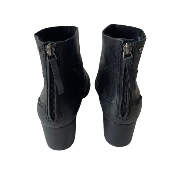 Ugg Bandara Leather Ankle Boot Stye 1098310 Black 9 EUC - Picture 8 of 10